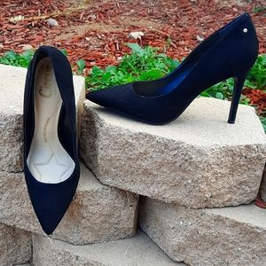 Black Suede Heels- Circus by Sam Edelman